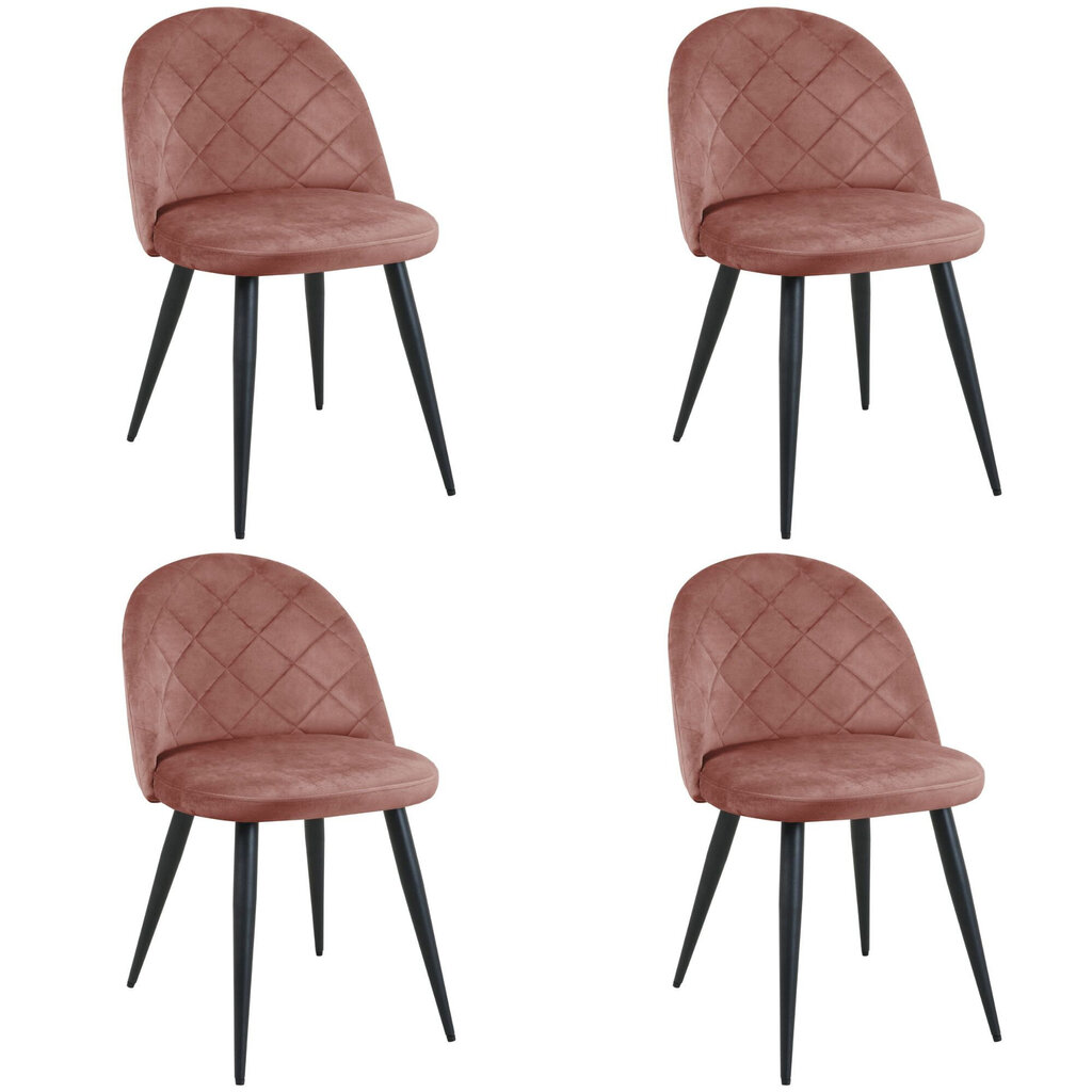 4 tooli Akord SJ.077, roosa, komplektis hind ja info | Köögitoolid, söögitoolid | hansapost.ee
