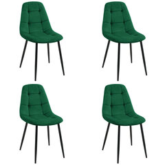 комплект из 4 стульев Akord SJ.1, зеленый цена и информация | Стулья для кухни и столовой | hansapost.ee