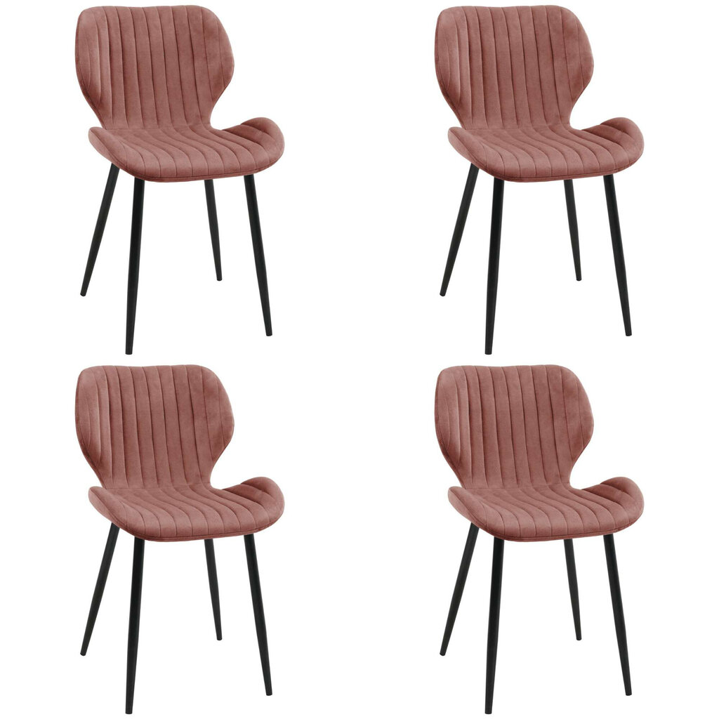 4 tooli Akord SJ.17, roosa, komplektis цена и информация | Köögitoolid, söögitoolid | hansapost.ee