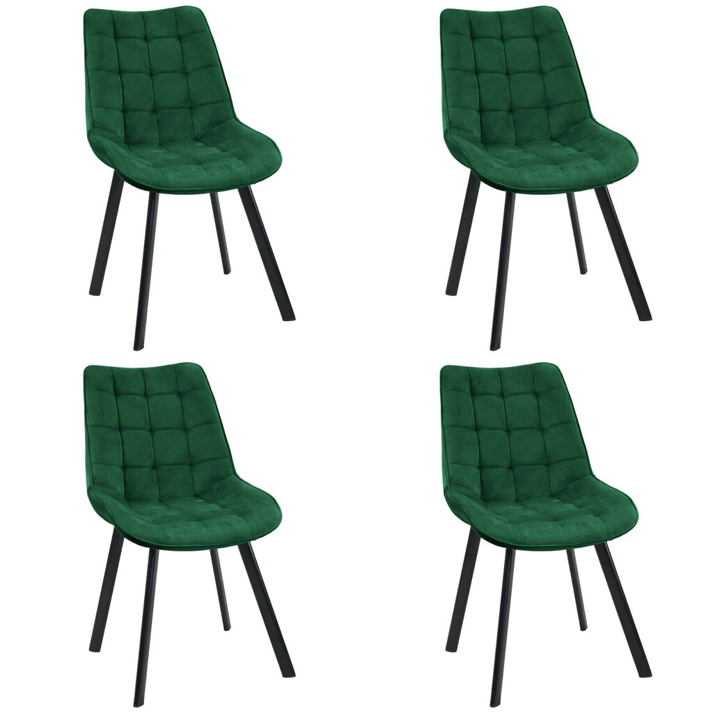4 tooli Akord SJ.22 komplekt, roheline hind ja info | Köögitoolid, söögitoolid | hansapost.ee