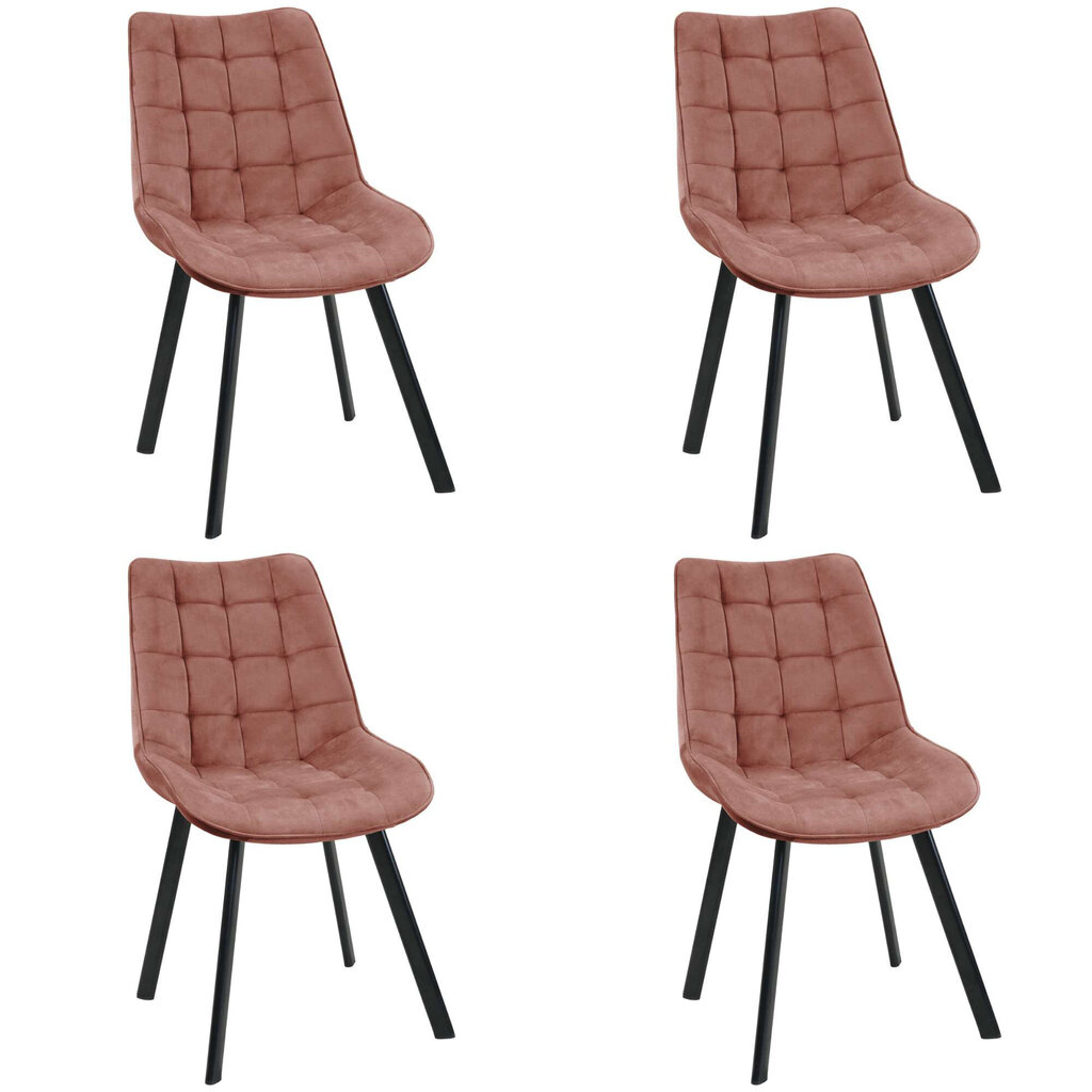 4 tooli Akord SJ.22 komplekt, roosa hind ja info | Köögitoolid, söögitoolid | hansapost.ee