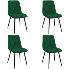 комплект из 4 стульев Akord SJ.3, зеленый цена и информация | Стулья для кухни и столовой | hansapost.ee