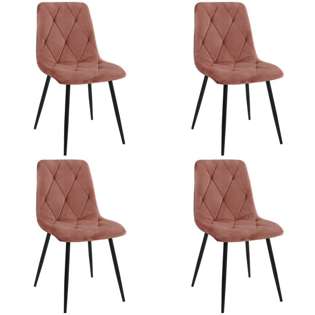4 tooli Akord SJ.3 komplekt, roosa hind ja info | Köögitoolid, söögitoolid | hansapost.ee