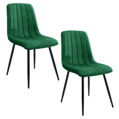 комплект из 2 стульев Akord SJ.9, зеленый цена и информация | Стулья для кухни и столовой | hansapost.ee