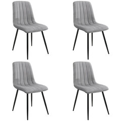 комплект из 4 стульев Akord SJ.9, серый цена и информация | Стулья для кухни и столовой | hansapost.ee