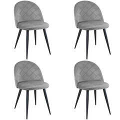 комплект из 4 стульев Akord SJ.077, серый цена и информация | Стулья для кухни и столовой | hansapost.ee