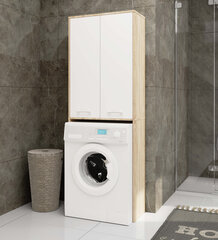 Тумба для ванной комнаты Akord FIN 180, белый/коричневый цена и информация | Шкафчики для ванной | hansapost.ee