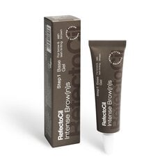 Ripsme-/kulmuvärv Intense Brow[n]s Base Gel RefectoCil ASH BROWN, 15ml hind ja info | Kulmupliiatsid, -puudrid ja -värvid | hansapost.ee