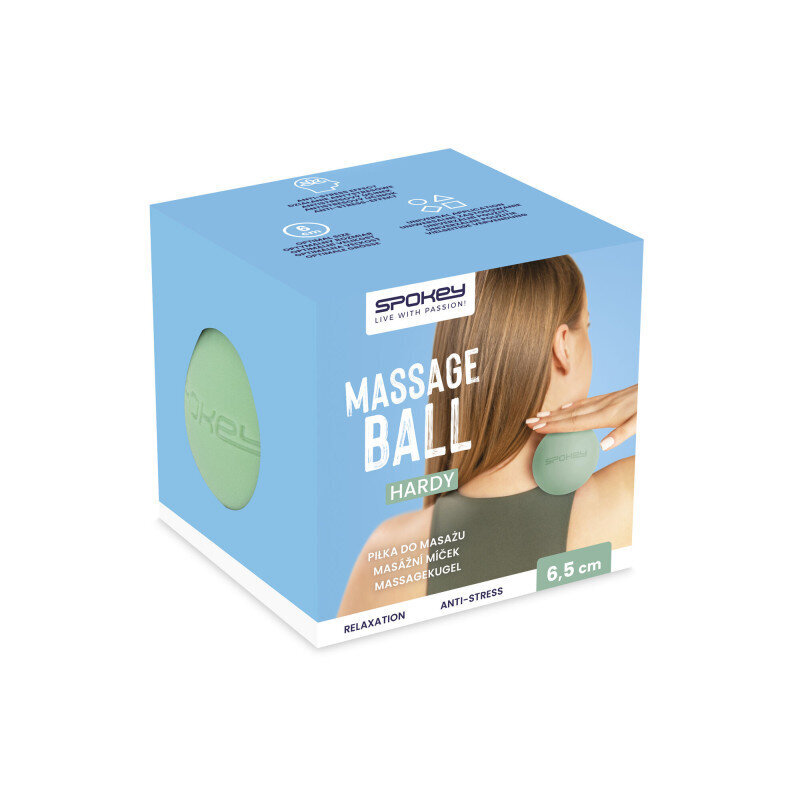 Massažipall SPOKEY Hardy, roheline цена и информация | Massaažikaubad | hansapost.ee