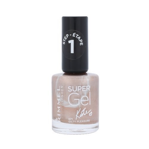 Küünelakk Rimmel London Super Gel By Kate 12 ml, 071 Guilty Pleasure цена и информация | Küünelakid ja küünelakieemaldajad | hansapost.ee