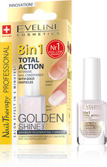 Intensiivne küünte palsam kullaosakestega Nail Therapy Professional Golden Shine 8IN1 12 ml hind ja info | Küünelakid ja küünelakieemaldajad | hansapost.ee