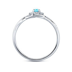 Silvego Hõbesõrmus sinise topaasi ja Brilliance Zirconia JJJR1100TS-ga hind ja info | Sõrmused | hansapost.ee