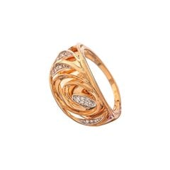 Золотое кольцо с алмазами 0013235700122 цена и информация | Кольцо | hansapost.ee
