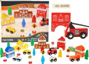 Puidust klotside komplekt City, ZA1804, 47o. price and information | Toys for boys | hansapost.ee