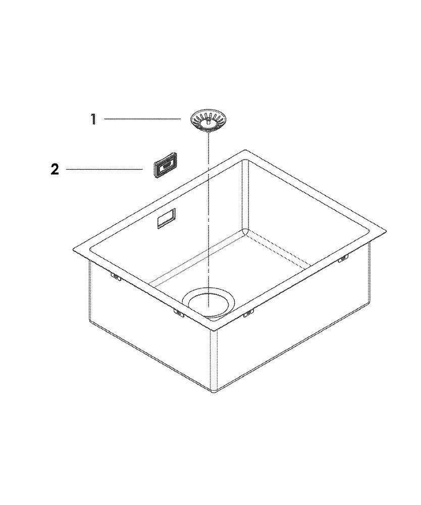 Roostevabast terasest valamu Grohe K700, 31726SD0 hind ja info | Köögivalamud | hansapost.ee