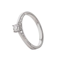 Золотое кольцо с алмазом 0013235300128 цена и информация | Кольцо | hansapost.ee