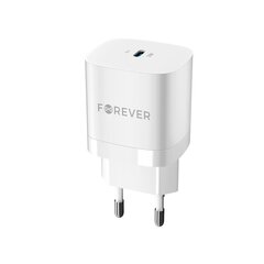 Forever TC-05 GaN PD charger 1x USB-C 33W white цена и информация | Зарядные устройства для телефонов | hansapost.ee