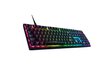 Juhtmega mänguklaviatuur Razer DeathStalker V2, RGB, LED, USB, DE, lineaarne optiline punane lüliti, must цена и информация | Klaviatuurid | hansapost.ee