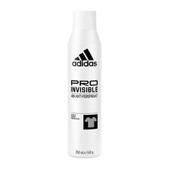 Pihustav deodorant Adidas Pro Invisible, 250 ml hind ja info | Deodorandid | hansapost.ee