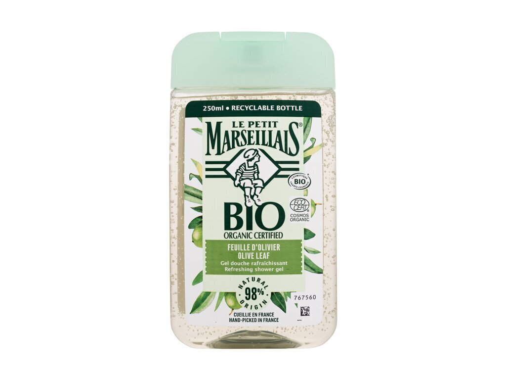 Dušigeel Le Petit Marseillais Organic Olive meestele/naistele, 250 ml hind ja info | Dušigeelid, õlid | hansapost.ee