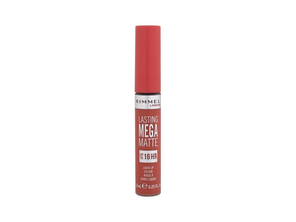 Huulepulk Rimmel London Lasting Mega Matte vedel huulevärv, Scarlet Flames, 7,4 ml цена и информация | Huulekosmeetika | hansapost.ee