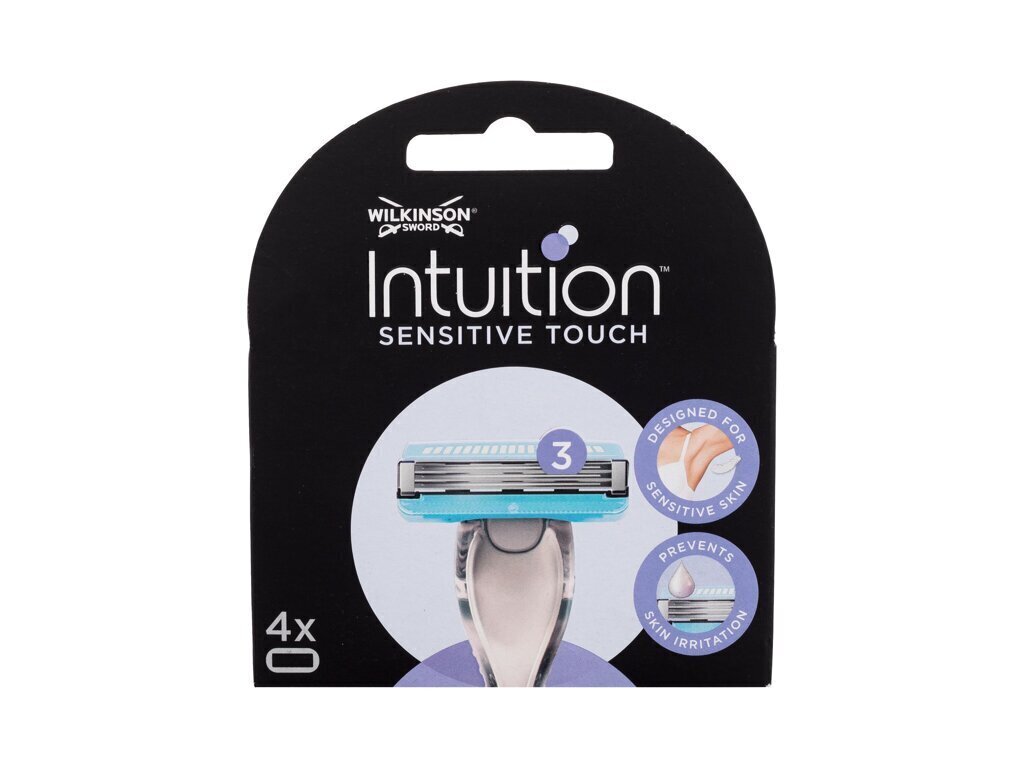 Wilkinson Intuition Sensitive Touch raseerimispead naistele, 4 tk. цена и информация | Raseerimisvahendid | hansapost.ee