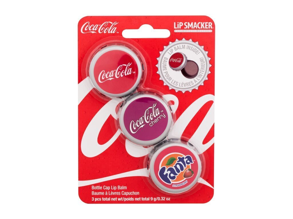 Huulepalsamid lastele Lip Smacker Coca Cola, 3 tk. цена и информация | Laste ja ema kosmeetika | hansapost.ee
