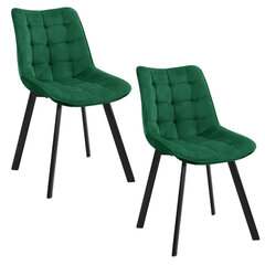 комплект из 2 стульев Akord SJ.28, зеленый цена и информация | Стулья для кухни и столовой | hansapost.ee