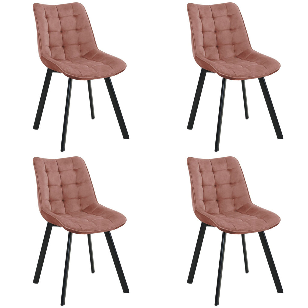 4 tooli Akord SJ.28, roosa, komplektis цена и информация | Köögitoolid, söögitoolid | hansapost.ee