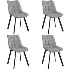 комплект из 4 стульев Akord SJ.28, серый цена и информация | Стулья для кухни и столовой | hansapost.ee