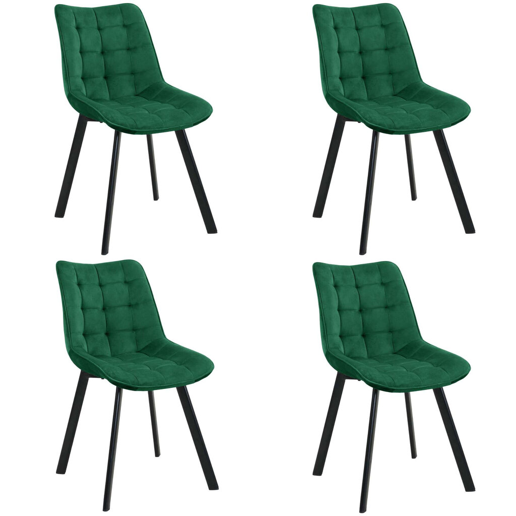 4 tooli Akord SJ.28, roheline, komplekt Akord SJ.28 hind ja info | Köögitoolid, söögitoolid | hansapost.ee