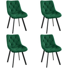 4 tooli Akord SJ.33, roheline, komplekt Akord SJ.33 hind ja info | Köögitoolid, söögitoolid | hansapost.ee