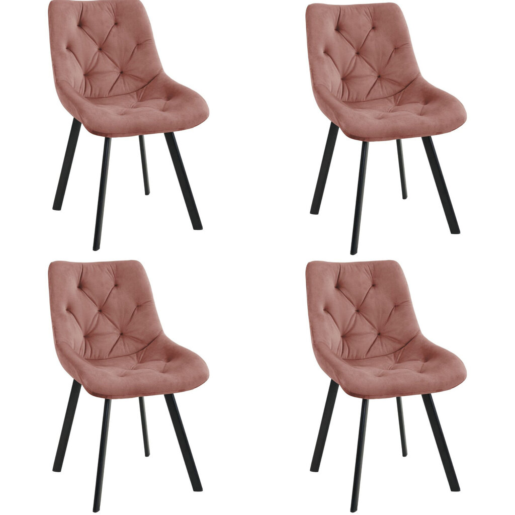4 tooli Akord SJ.33, roosa, komplektis цена и информация | Köögitoolid, söögitoolid | hansapost.ee