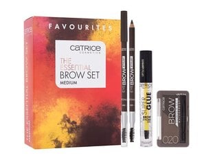 Catrice The Essential Medium Eyebrow Set для женщин: карандаш для бровей, 1,4 г + тени для бровей, 4 г + гель для бровей, 4 мл цена и информация | Карандаши, краска для бровей | hansapost.ee