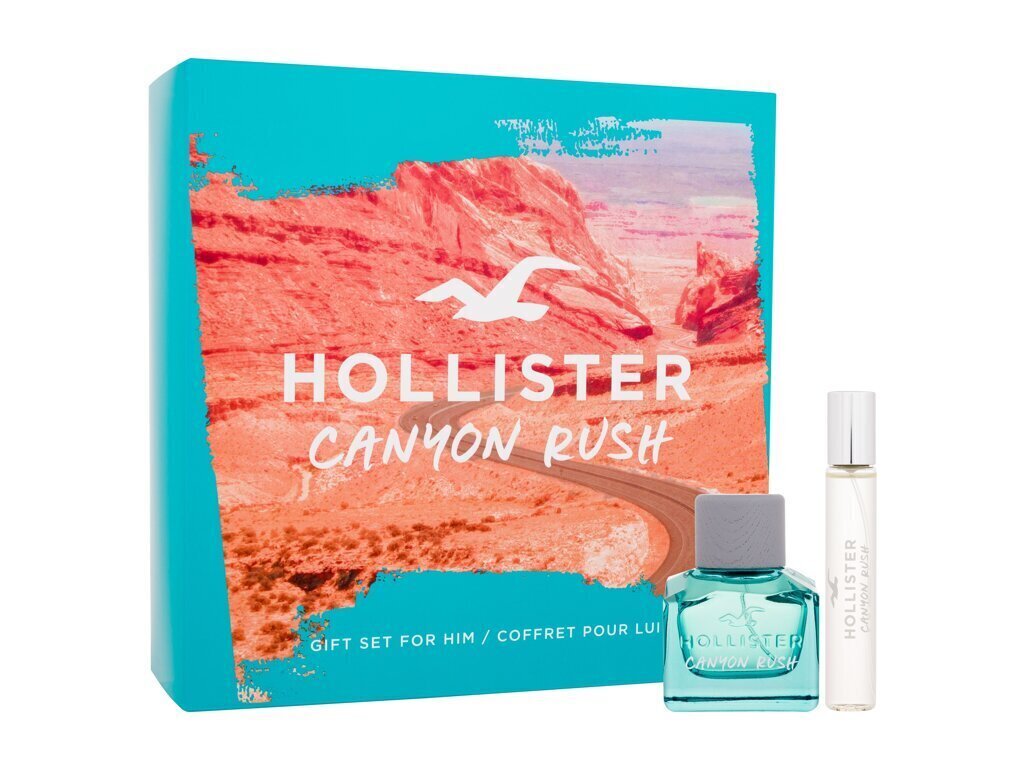 Tualettvesi Hollister Canyon Rush EDT meestele, 50+15 ml цена и информация | Parfüümid meestele | hansapost.ee