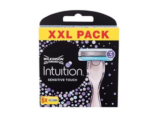 Бритвенные головки Wilkinson Intuition Sensitive Touch для женщин, 6 шт. цена и информация | Средства для бритья и косметика | hansapost.ee