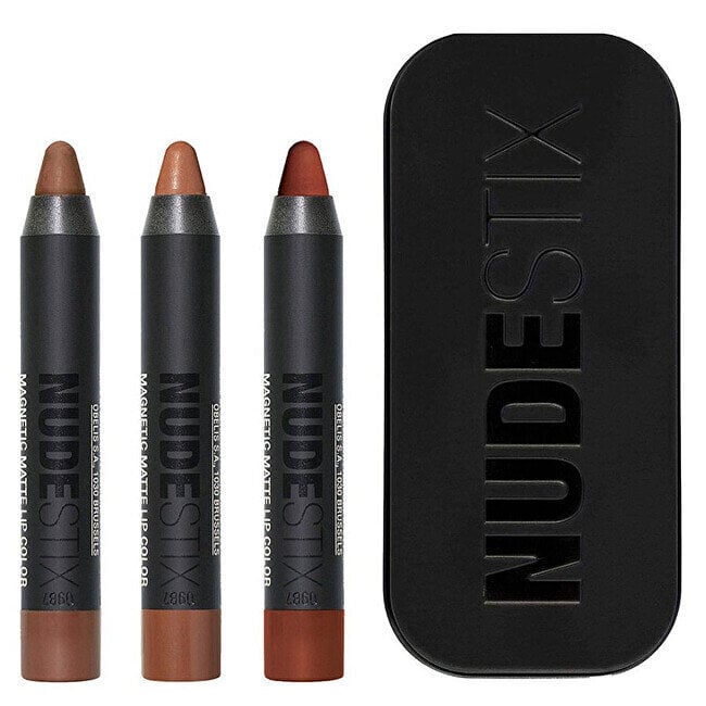 Huulepliiatsite komplekt Nudestix90 Nude Mini Lips, 3x2,5 g цена и информация | Huulekosmeetika | hansapost.ee