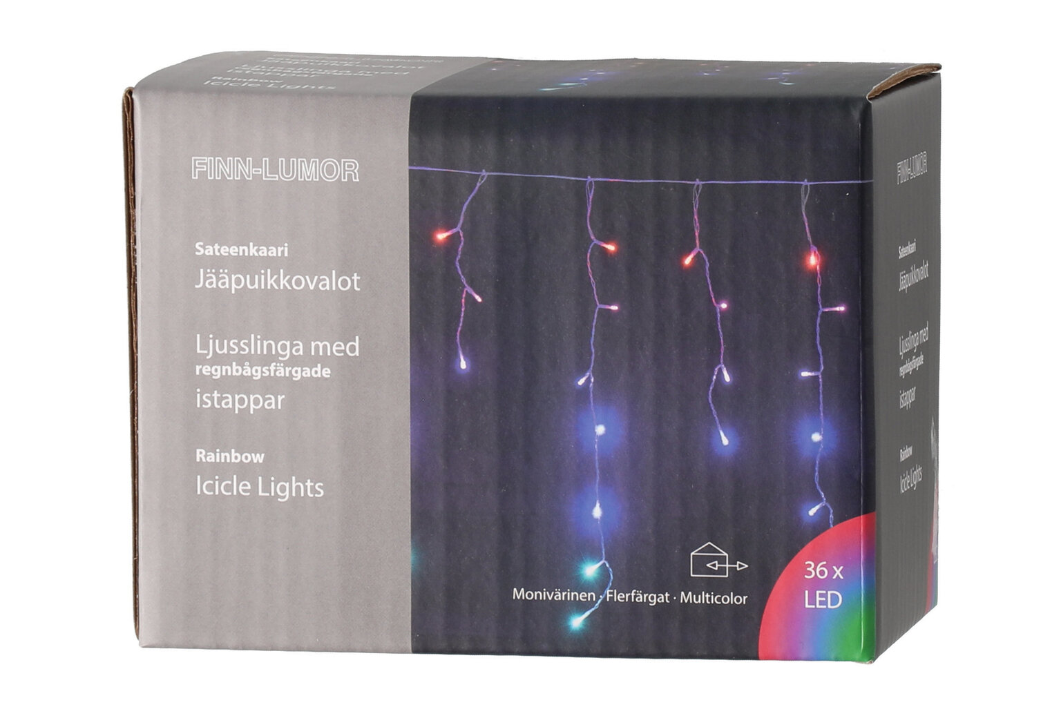 Valguskett - Jääpurikad Finnlumor, 36 LED, erinevad värvid hind ja info | Jõulutuled | hansapost.ee