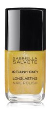 Gabriella Salvete Longlasting Enamel küünelakk 11 ml, 49 Funny Honey hind ja info | Küünelakid ja küünelakieemaldajad | hansapost.ee