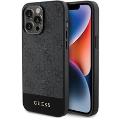 Guess GUHCP15XG4GLGR iPhone 15 Pro Max 6.7" szary|grey hardcase 4G Stripe Collection цена и информация | Чехлы для телефонов | hansapost.ee