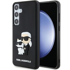 Original Pouch KARL LAGERFELD  hardcase 3D Rubber Karl&Choupette KLHCS24M3DRKCNK for Samsung Galaxy S24 Plus black цена и информация | Чехлы для телефонов | hansapost.ee