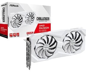 ASRock AMD Radeon RX 6600 Challenger White (RX6600 CLW 8G) цена и информация | Для видеокарт | hansapost.ee