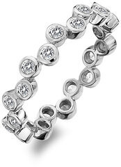 Hot Diamonds Роскошное серебряное кольцо с топазом и бриллиантом Willow DR208 цена и информация | Кольца | hansapost.ee