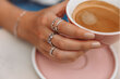 Hot Diamonds hõbedane sõrmus topaasi ja teemandiga Willow DR207 hind ja info | Sõrmused | hansapost.ee