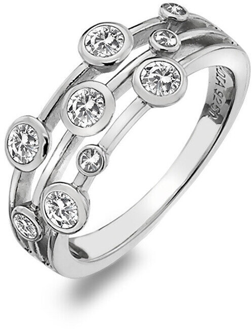 Hot Diamonds hõbedane sõrmus topaasi ja teemandiga Willow DR207 hind ja info | Sõrmused | hansapost.ee