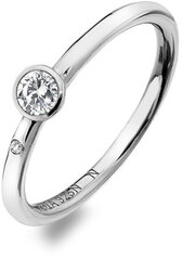 Hot Diamonds Роскошное серебряное кольцо с топазом и бриллиантом Willow DR206 цена и информация | Кольцо | hansapost.ee