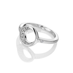 Hot Diamonds Шикарное серебряное кольцо с бриллиантом и топазом Celestial DR232 цена и информация | Кольцо | hansapost.ee
