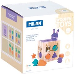 Puidust kuubik küülik Milan цена и информация | Игрушки для малышей | hansapost.ee