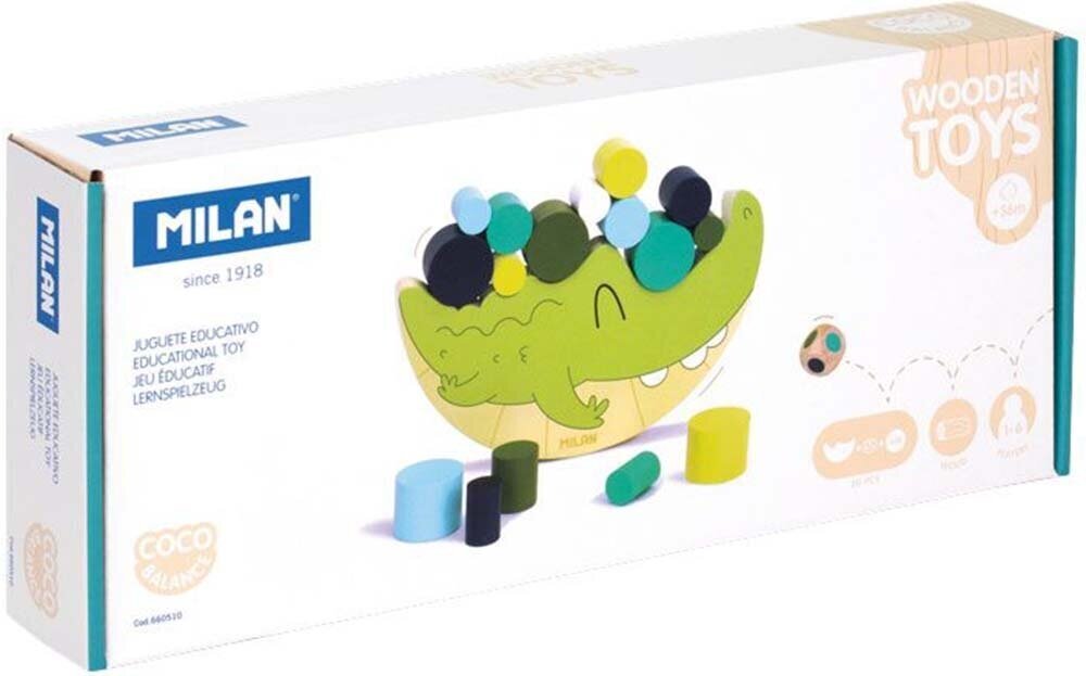 Puidust mänguasi Milan Coco Balance цена и информация | Arendavad laste mänguasjad | hansapost.ee