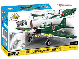 Koнструктор Cobi Mitsubishi A6M2 Zero 1/48 5861, 170 д. цена и информация | Конструкторы и кубики | hansapost.ee